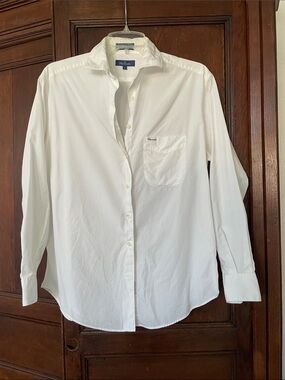 Faconnable White Pure Crisp Cotton Button Down Shirt